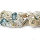 10-11mm Peacock Solar Quartz Faceted Heart Beads 7 inch 43 pieces - Beadsofcambay.com