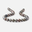 10-11mm Warm Tahitian Saltwater Pearl Beads 16 inch 38 Pieces AA - Beadsofcambay.com