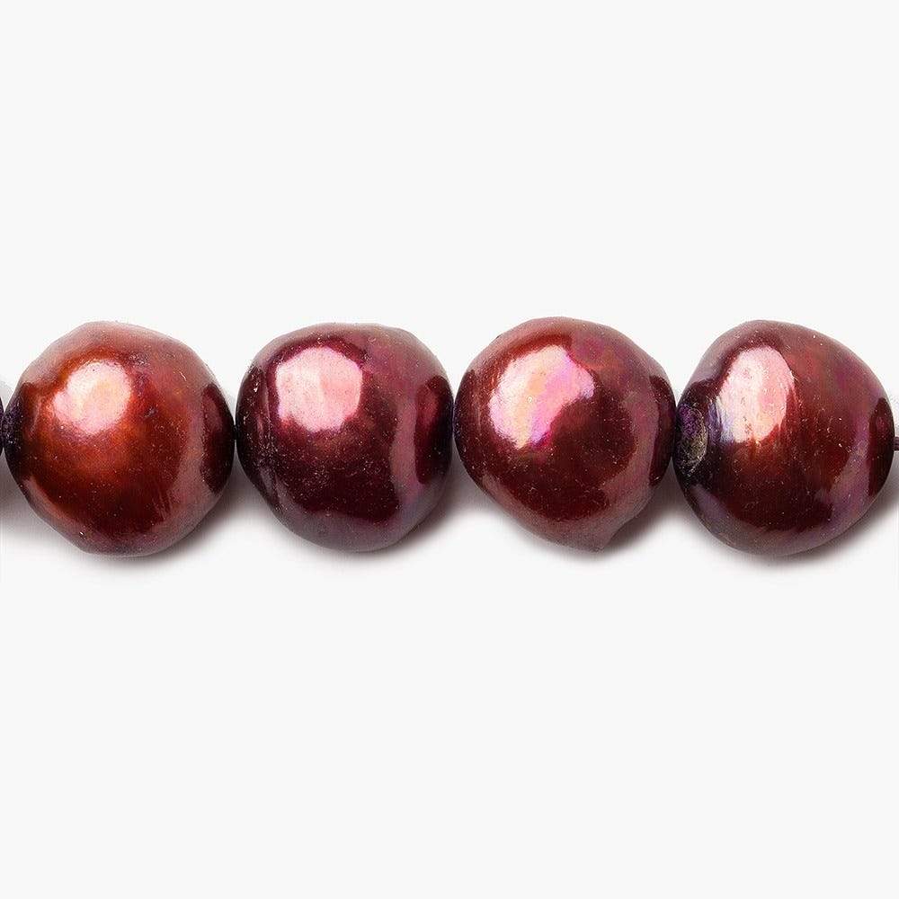 10-12mm Berry Baroque Pearls, 15 inch, 38 pieces - Beadsofcambay.com