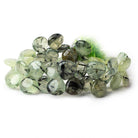 10-12mm Dendritic Prehnite Plain Heart Beads 7.5 inch 43 pieces - Beadsofcambay.com