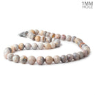 10-13mm Australian Opal Plain Round Beads 20 inch 47 pieces 1mm Large Hole - Beadsofcambay.com