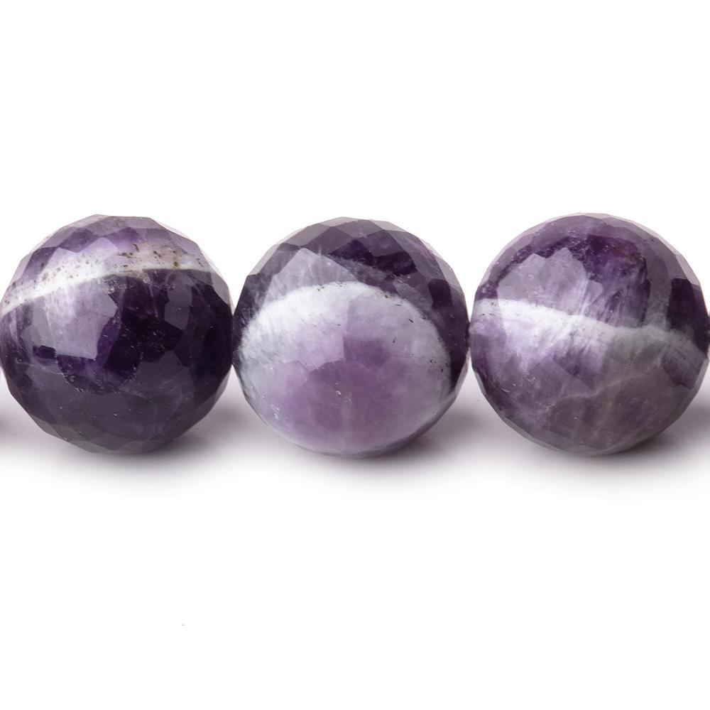 10-13mm Cape Amethyst Faceted Round Beads 8 inch 17 pieces - Beadsofcambay.com