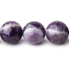10-13mm Cape Amethyst Faceted Round Beads 8 inch 17 pieces - Beadsofcambay.com