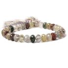 10-13mm Sagenetic Quartz Faceted Rondelle 8 inch 28 pieces - Beadsofcambay.com