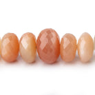 10-15mm Multi Color Moonstone Faceted Rondelles 16 inch 60 Beads AAA - Beadsofcambay.com