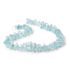10-17mm Aquamarine Plain Nugget Beads 16 inch 90 pieces - Beadsofcambay.com