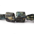 10-18mm Indicolite Tourmaline Beads Natural Crystals 30 pcs - Beadsofcambay.com