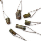 10-19mm Cat's Eye Tourmaline Natural Crystal Focal 1 Bead - Beadsofcambay.com