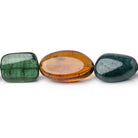 10-22mm Multi Color Tourmaline Plain Nugget Beads 20 inch 35 pieces AAA - Beadsofcambay.com