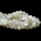 10mm Ceylon Off White Moonstone Plain Rounds 16 inch 41 beads AA - Beadsofcambay.com