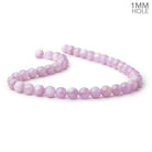 10mm Kunzite Plain Round Beads 16 inch 40 pieces 1mm hole - Beadsofcambay.com