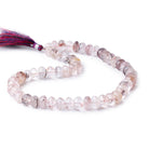 10mm Moss Amethyst Faceted Rondelle Beads 15 inch 55 pieces - Beadsofcambay.com