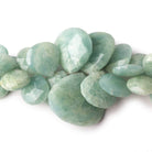 10x10-26x26mm Milky Aquamarine Faceted Heart Beads 8.5 inch 52 pieces - Beadsofcambay.com