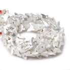 10x12mm Sterling Silver Plated Copper Butterfly Brushed Bead 8 inch 35 pcs - Beadsofcambay.com