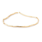 10x1.5mm Vermeil Tube Beads 8 inch 20 pieces - Beadsofcambay.com