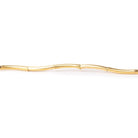 10x1.5mm Vermeil Tube Beads 8 inch 20 pieces - Beadsofcambay.com