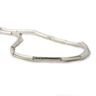 10x2mm Sterling Silver Tube Beads 20 beads 8 inch - Beadsofcambay.com