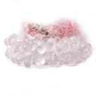 10x6-13x7mm Rose Quartz Tear Drop Briolette Beads 7 inch 63 pieces - Beadsofcambay.com