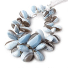 10x6-24x16mm Banded Owyhee Opal Plain Pear Beads 6.5 inch 34 pieces AA - Beadsofcambay.com