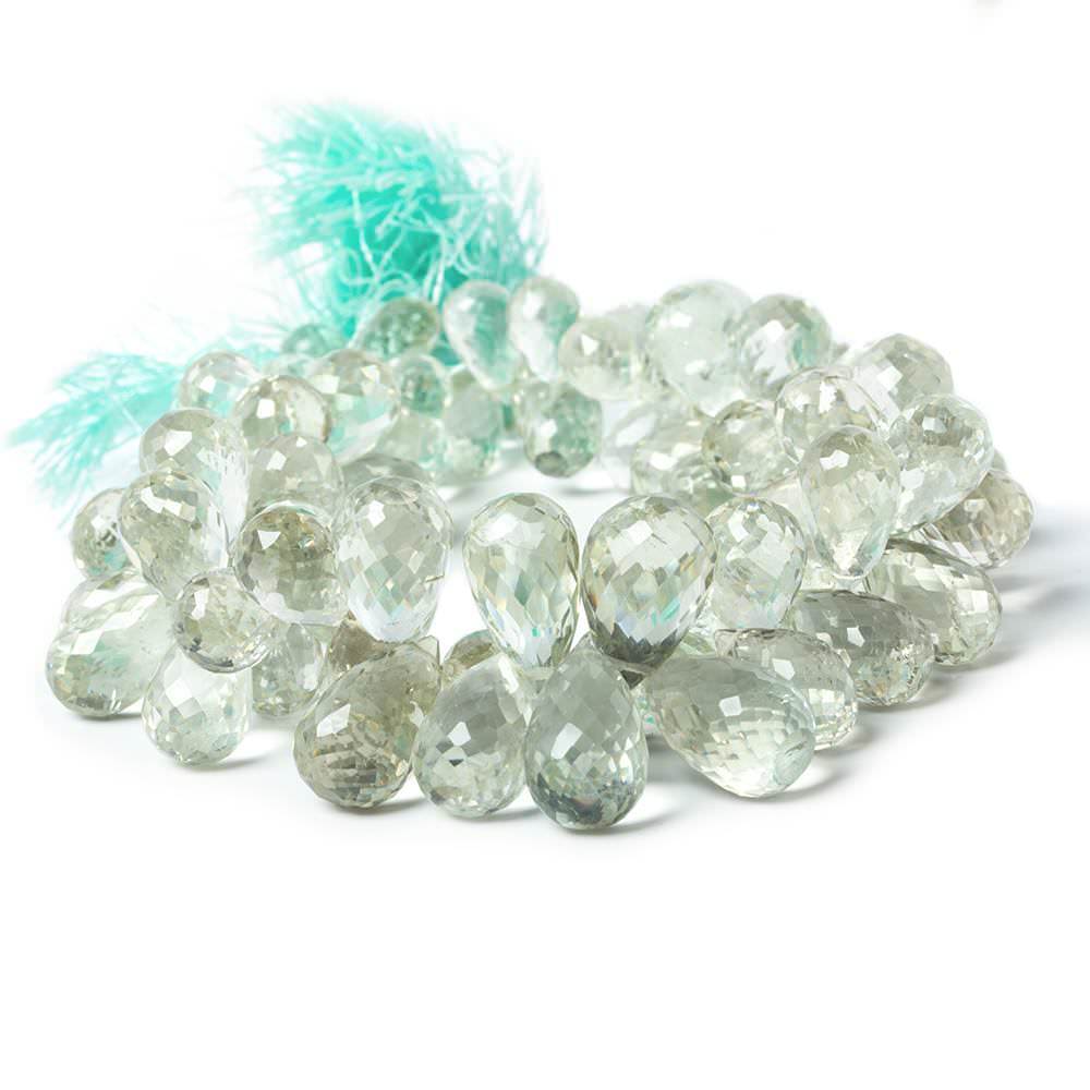 10x6mm-17x10mm Beads Tear Drop Briolette 75 pieces - Beadsofcambay.com
