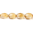10x7-11x8mm Citrine Faceted Olive Beads 8.5 inch 20 pieces - Beadsofcambay.com