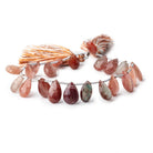 10x7-13x9mm Andesine Faceted Pear Beads 7.5 inch 20 pieces - Beadsofcambay.com