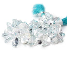 10x7-14x10mm Sky Blue Topaz Pavilion Faceted Pears 8 inch 56 beads AAA - Beadsofcambay.com