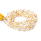 10x7-15x9mm Citrine Straight Drilled Tear Drop Beads 16 inch 32 pieces - Beadsofcambay.com