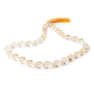 10x7-15x9mm Citrine Straight Drilled Tear Drop Beads 16 inch 32 pieces - Beadsofcambay.com