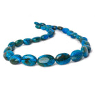 10x7-24x17mm Peruvian Blue Opal with Matrix plain oval nugget beads 19 inch 30 pieces AA - Beadsofcambay.com