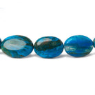 10x7-24x17mm Peruvian Blue Opal with Matrix plain oval nugget beads 19 inch 30 pieces AA - Beadsofcambay.com