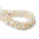 10x8-13x8mm Multi Gem Faceted Tear Drop Beads 14.5 inch 30 pieces AAA - Beadsofcambay.com