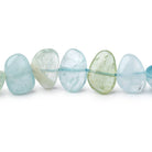 10x8-13x9mm Multi Color Beryl Plain Nugget Beads 16 inch 45 pieces - Beadsofcambay.com