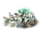 10x8-15x10mm Peacock Solar Quartz Plain Pear Beads 8 inch 49 pcs - Beadsofcambay.com