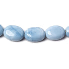10x8-15x11mm Owyhee Denim Blue Opal plain nugget beads 17 inch 37 pieces - Beadsofcambay.com