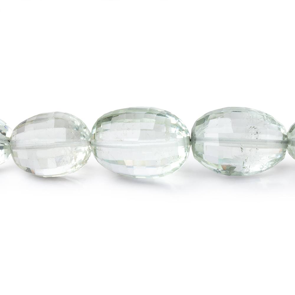 10x8-16.5x13mm Prasiolite Faceted Oval Beads 18 inch 38 pieces - Beadsofcambay.com