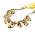 10x8-16x11mm Lemon Quartz Faceted Oval Beads 4 inch 16 pieces AAA - Beadsofcambay.com