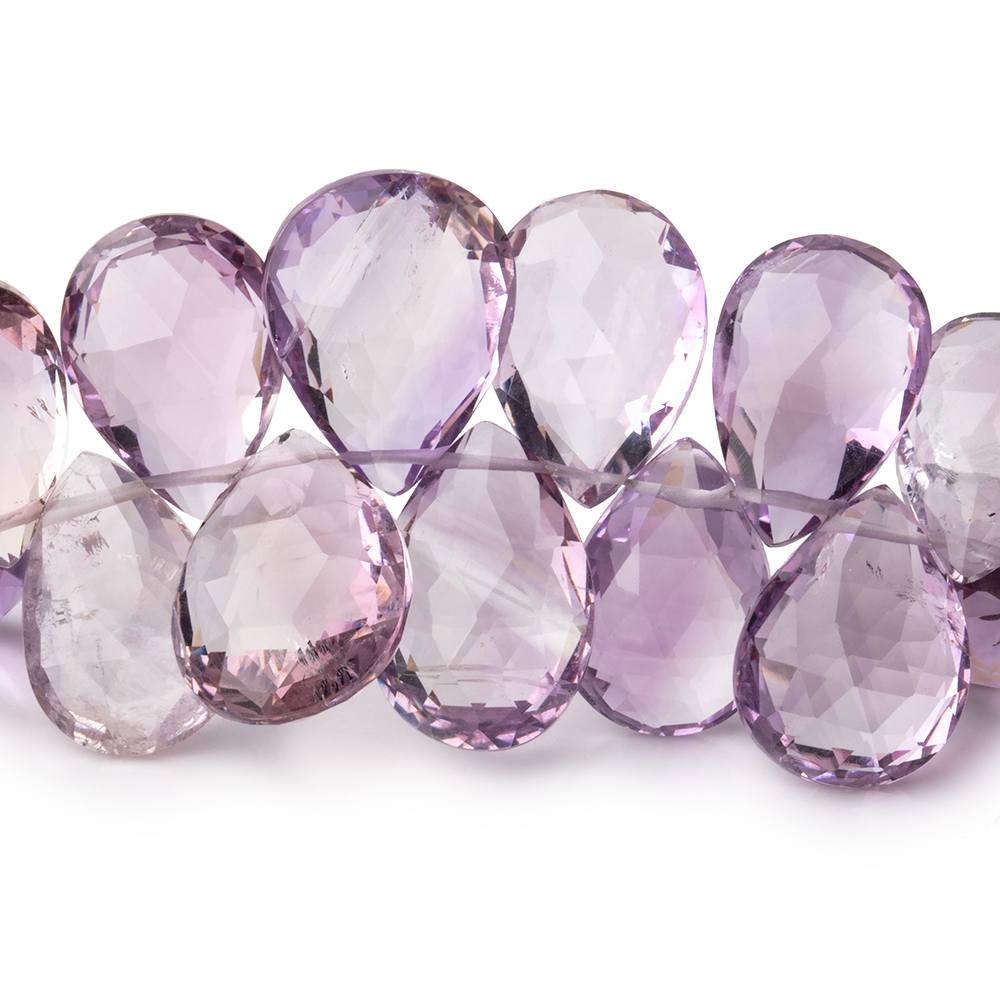10x8-17x12mm Ametrine Faceted Pear Beads 7.5 inch 43 pieces - Beadsofcambay.com