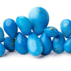 10x8-21x15mm Ceruleite Plain Pear Beads 8 inch 44 pieces AAA - Beadsofcambay.com