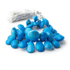 10x8-21x15mm Ceruleite Plain Pear Beads 8 inch 44 pieces AAA - Beadsofcambay.com