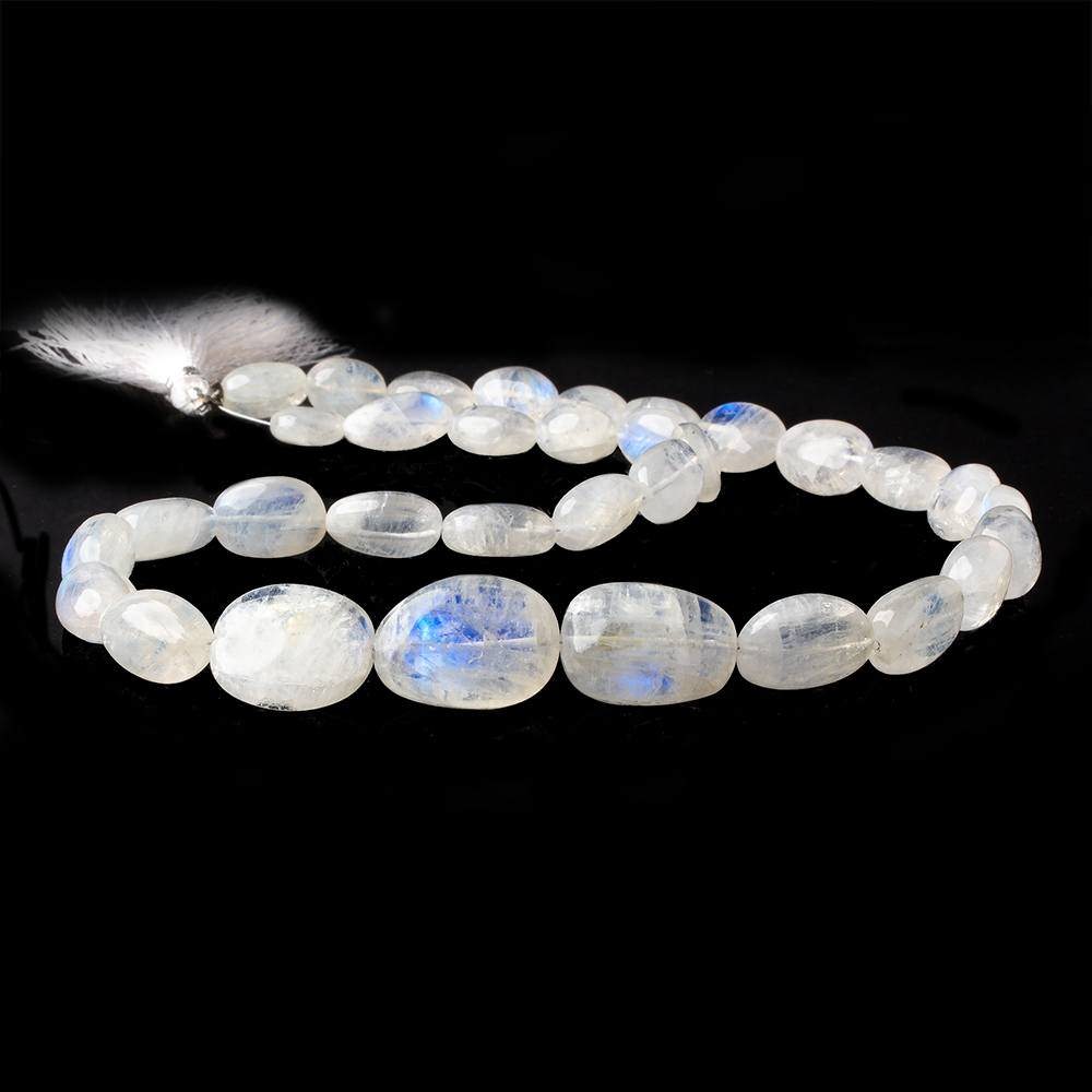 10x8-21x15mm Rainbow Moonstone Plain Nugget Beads 18 inches 36 pcs AAA - Beadsofcambay.com