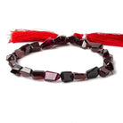 10x8.5-12.5x9mm Garnet Faceted Nugget Beads 10 inch 24 pieces A - Beadsofcambay.com