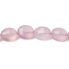 10x8mm-13x10mm Pink Lilac Chalcedony Faceted Oval Beads 8 inch 18 pieces - Beadsofcambay.com