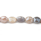 10x8mm Mystic Multi Color Moonstone faceted ovals 14 inch 32 beads - Beadsofcambay.com