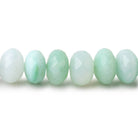 11-12mm Blue Peruvian Opal Faceted Rondelle Beads 16 inch 54 pieces - Beadsofcambay.com