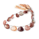 11-16mm Andesine Faceted Heart Beads 8 inch 15 pieces - Beadsofcambay.com