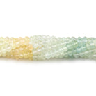 4.5mm Prehnite Faceted Rondelle Beads 14 inch 122 Pieces - BeadsofCambay.com