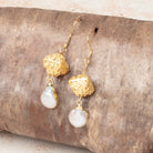 11mm 22kt Gold Plated Copper Bali Design Bipyramid Set of 2 Beads - Beadsofcambay.com