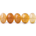11mm Fire Opal Faceted Rondelle Beads 8 inch 26 pieces - Beadsofcambay.com