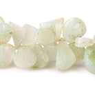 11x10-20x13mm Lemon Lime Drusy Freeform Beads 46 pieces - Beadsofcambay.com